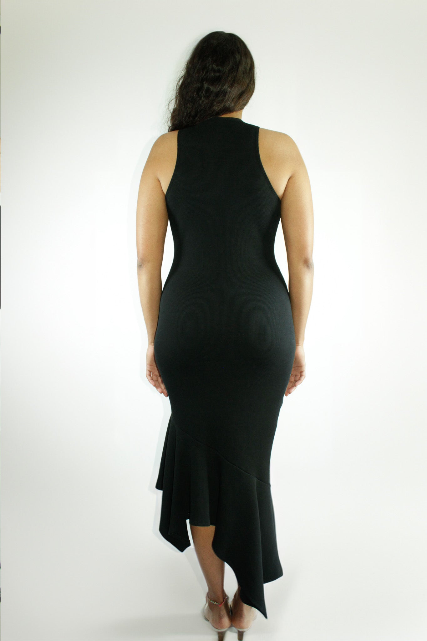 BLACK CHILI LONG DRESS