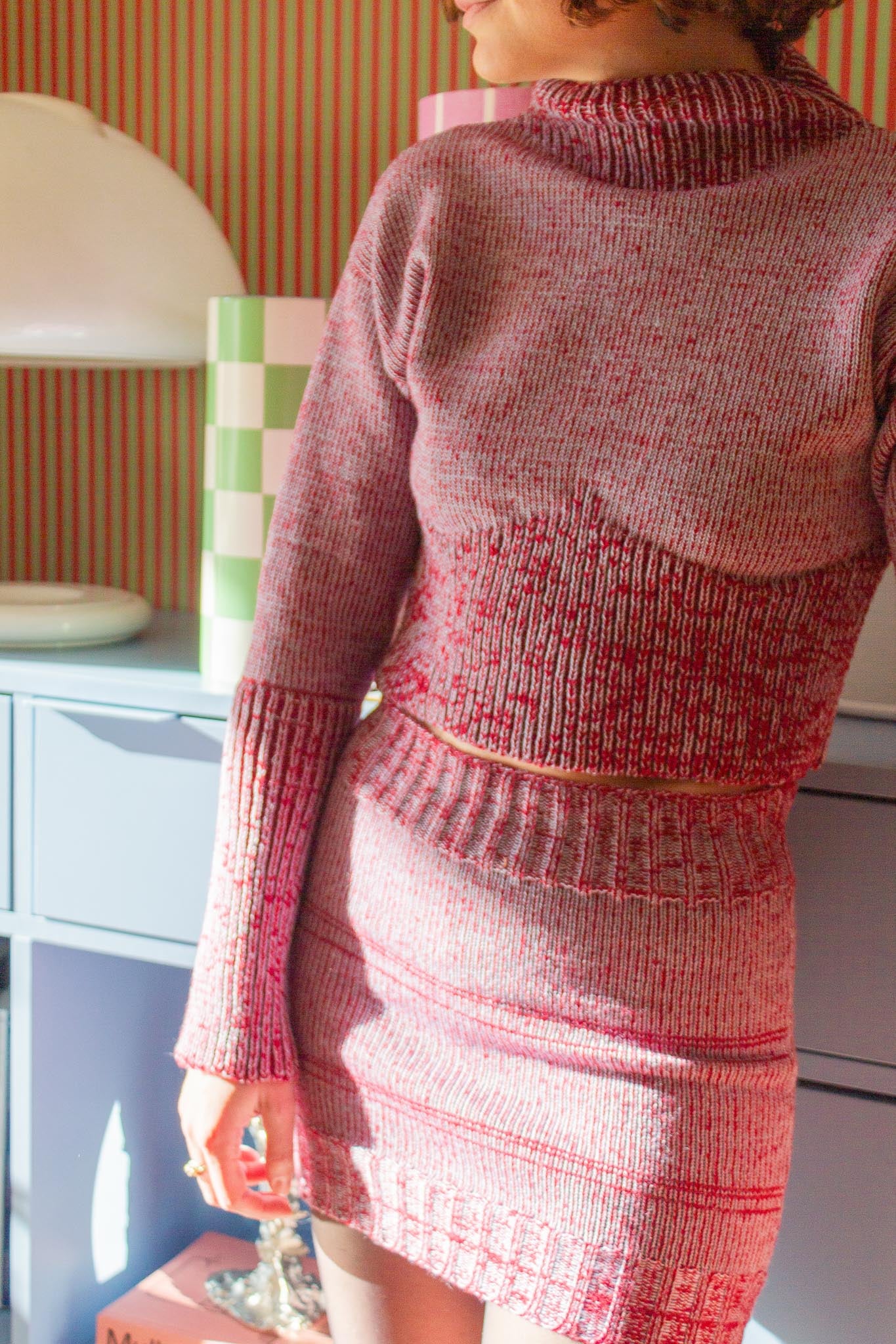MAÏ RED KNITTED SWEATER